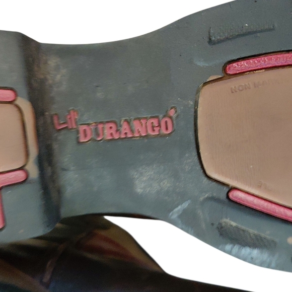 Durango Rebel Cowboy Boots Texas Flag Square Toe Western Boots Size 7 M